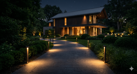 Болардни лампи за осветление на алея и пътека — AVA Lighting