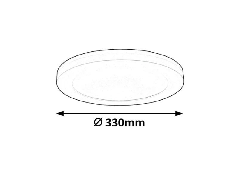 Sonnet – LED плафон с датчик за движение в бяло, Ø330мм, 30W, 4000K