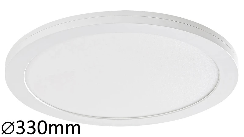 Sonnet – LED плафон с датчик за движение в бяло, Ø330мм, 30W, 4000K
