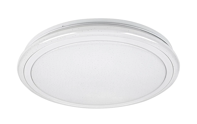 LED плафони Leonie – LED плафон с RGB ефект в бяло, Ø400мм, 24W, 3000-6500K