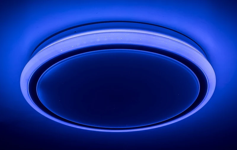 Leonie – LED плафон с RGB ефект в бяло, Ø400мм, 24W, 3000-6500K