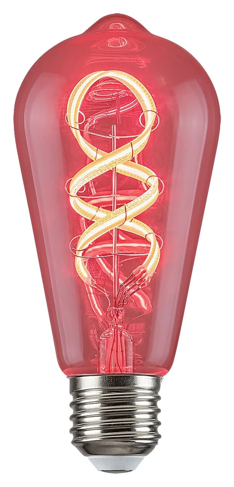 Filament-LED – WiFi LED крушка ST64 прозрачна, Ø60мм, 4W, 2700K, RGB, димируема