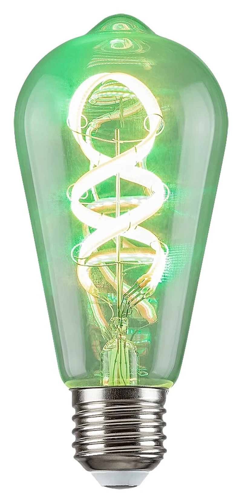 Filament-LED – WiFi LED крушка ST64 прозрачна, Ø60мм, 4W, 2700K, RGB, димируема