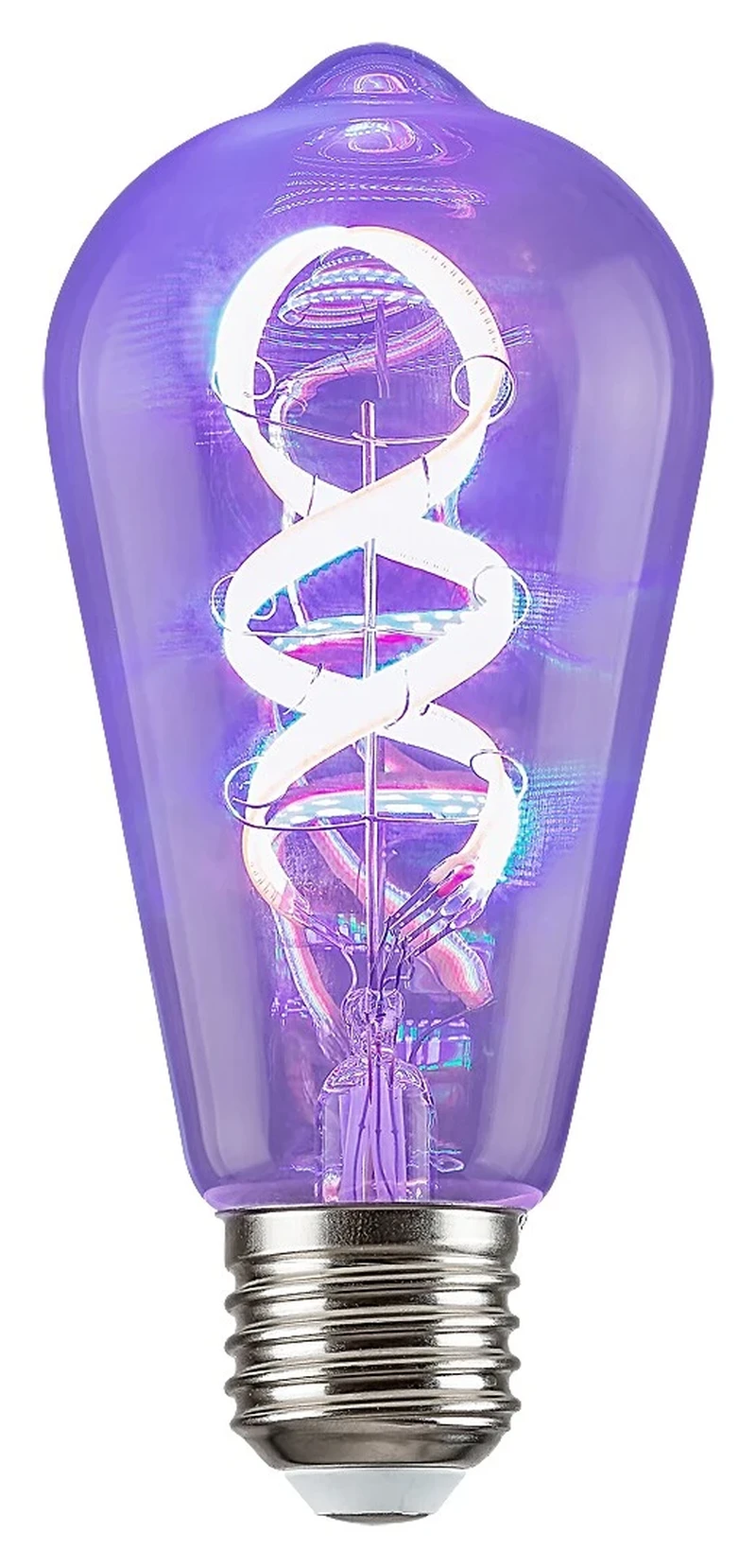 Filament-LED – WiFi LED крушка ST64 прозрачна, Ø60мм, 4W, 2700K, RGB, димируема
