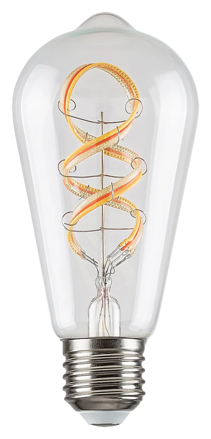 Filament-LED – WiFi LED крушка ST64 прозрачна, Ø60мм, 4W, 2700K, RGB, димируема