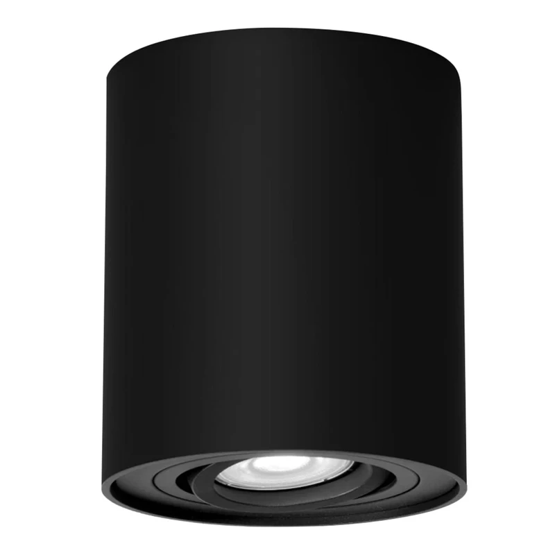 Спотове Kobald – минималистичен LED спот в черен мат, Ø90мм, GU10, IP20