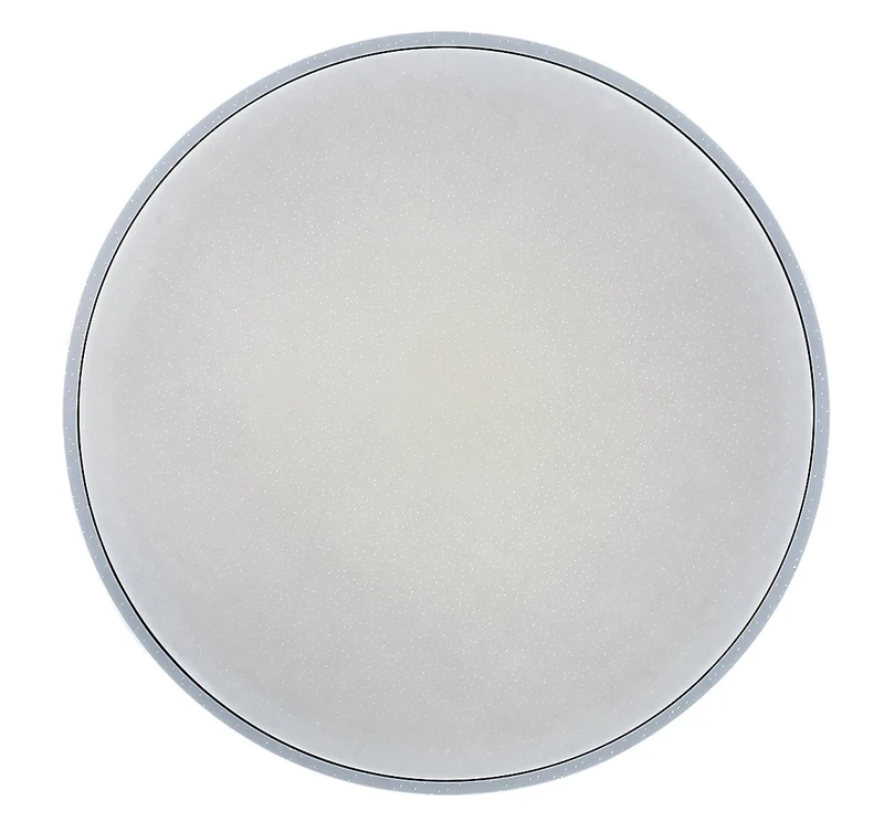 Bruce – LED плафон в бяло със звезден ефект, Ø590мм, 40W, 3000-6000K