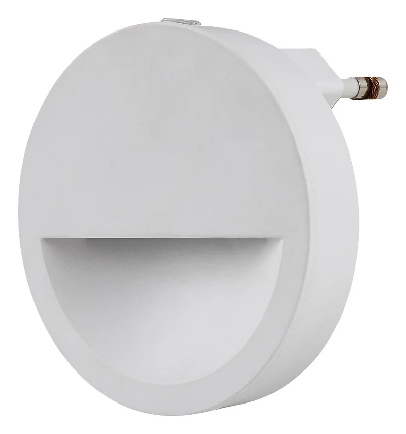 Pumpkin – LED нощна лампа със сензор в бяло, Ø65мм, 0.5W, 3000K