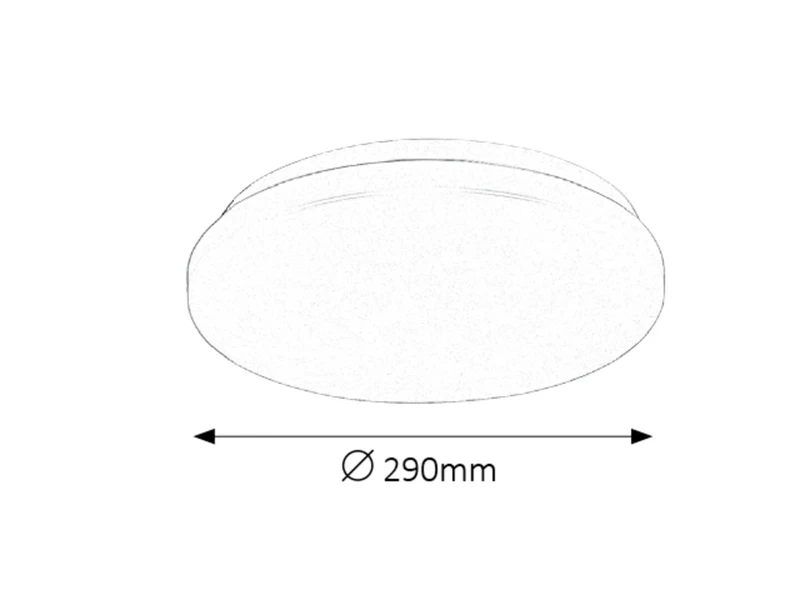 Rob – LED плафон в бяло, Ø290мм, 20W, 4000K