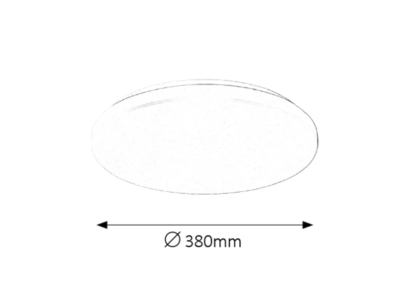 Rob – LED плафон в бяло, Ø380мм, 32W, 4000K