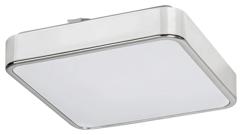 Wolimir – LED плафон за баня в хром с бял акрил, 290×290мм, 22W, 3000-6000K