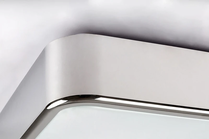 Wolimir – LED плафон за баня в хром с бял акрил, 290×290мм, 22W, 3000-6000K