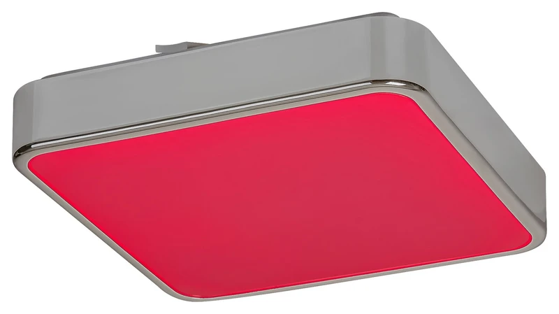 Wolimir – LED плафон за баня в хром с бял акрил, 290×290мм, 22W, 3000-6000K