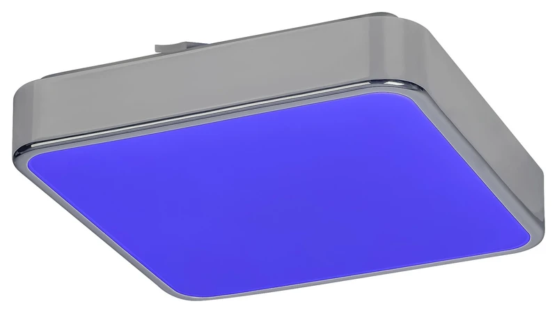 Wolimir – LED плафон за баня в хром с бял акрил, 290×290мм, 22W, 3000-6000K