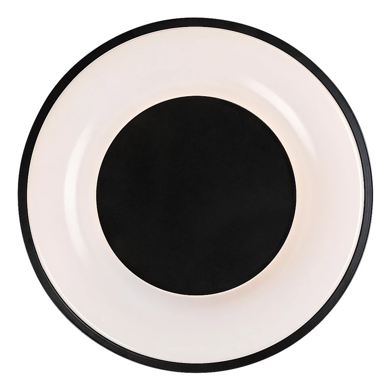 Ceilo – LED плафон в черно/бяло, Ø480мм, 38W, 3000-6500K, дистанционно