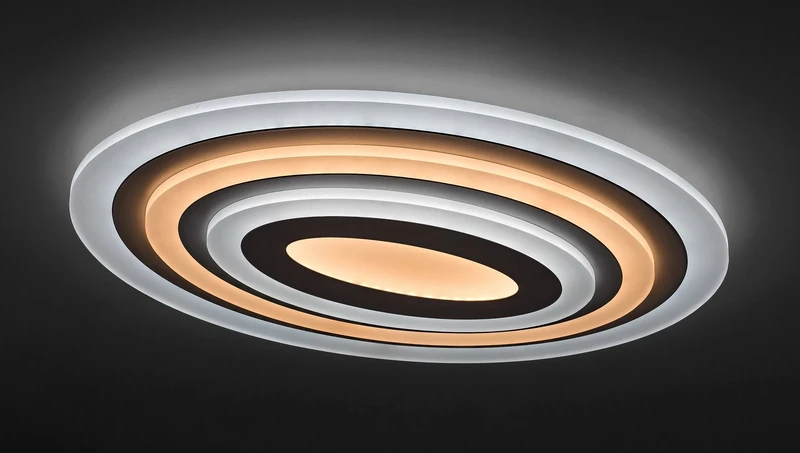 Taneli – LED плафон с дистанционно в бяло, 530×420мм, 41W, 3000-6500K