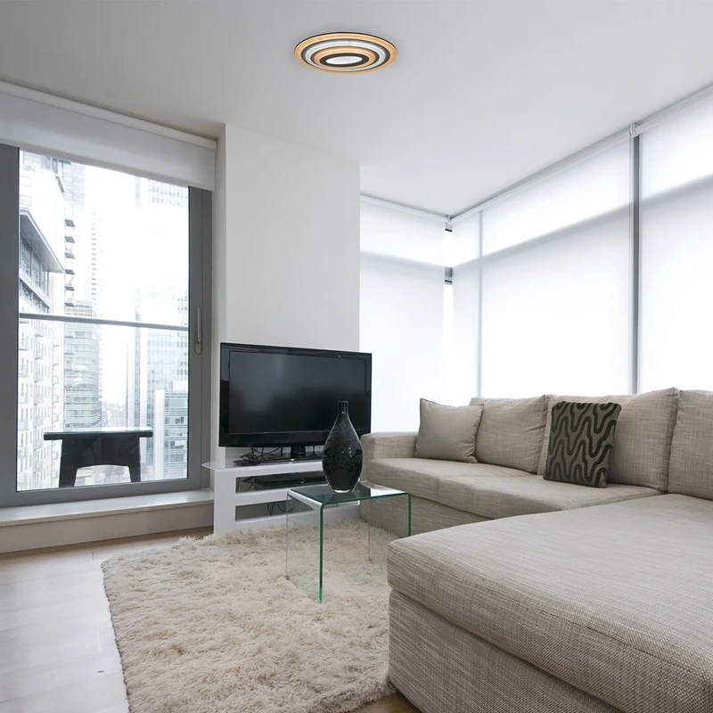 Taneli – LED плафон с дистанционно в бяло, 530×420мм, 41W, 3000-6500K
