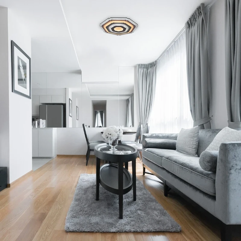 Taneli – LED плафон в бяло с акрил, 500×500мм, 41W, 3000-6500K, димируем