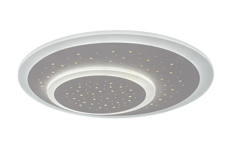 Taneli – LED плафон в бяло с дистанционно, Ø460мм, 47W, 3000-6000K