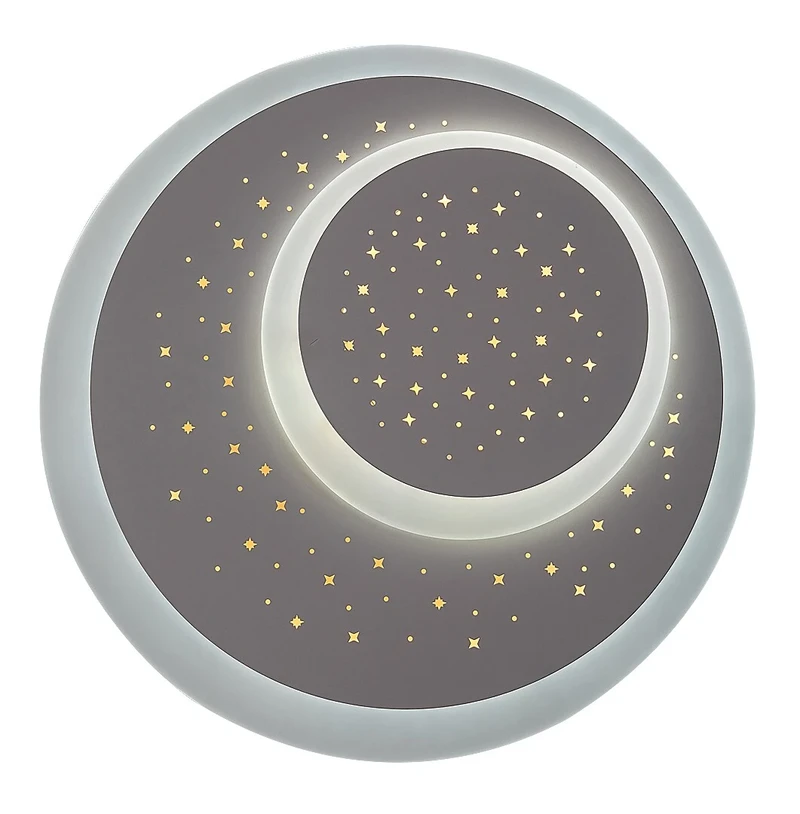 Taneli – LED плафон в бяло с дистанционно, Ø460мм, 47W, 3000-6000K