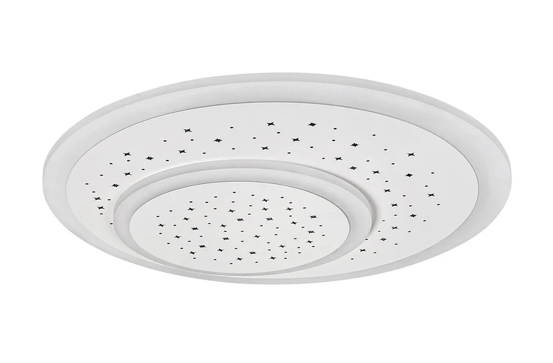 Taneli – LED плафон в бяло с дистанционно, Ø460мм, 47W, 3000-6000K