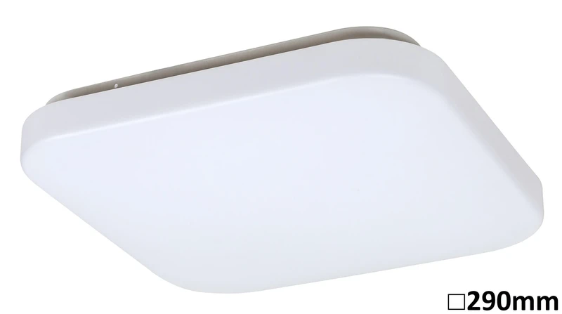 Rob – LED плафон в бяло, квадратен, 290×290мм, 20W, 3000K