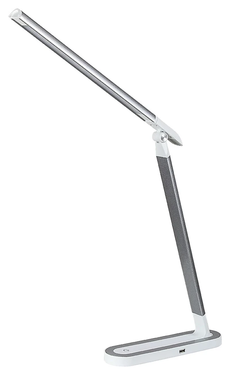 Misha – LED настолна лампа в бяло, 400мм, 7W, 4000K, димируема с тъч бутон