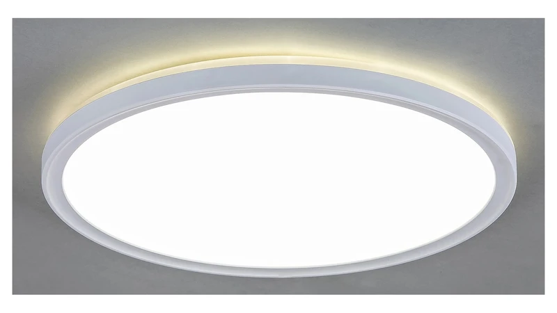 Pavel – LED плафон в бяло с димиране, Ø420мм, 22W, 4000K