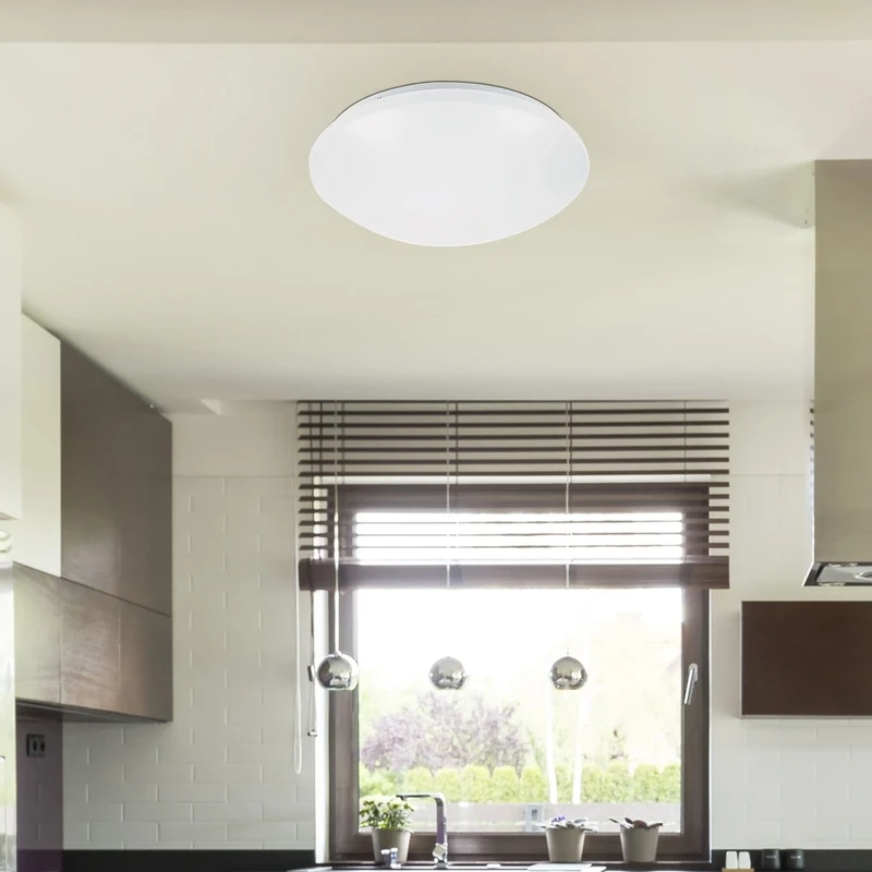 Lucas – LED плафон в бяло, Ø260мм, 12W, 4000K