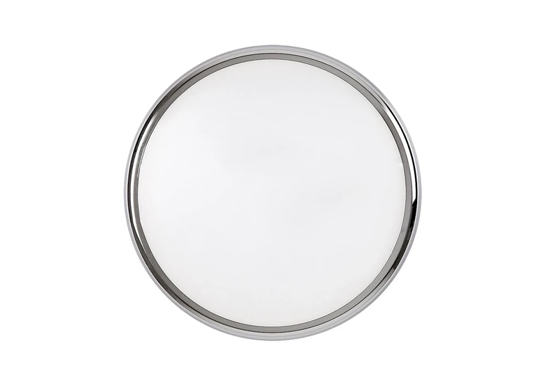 Balthasar – LED плафон за баня в хром/бяло, Ø300мм, 18W, 3000-6500K, IP44