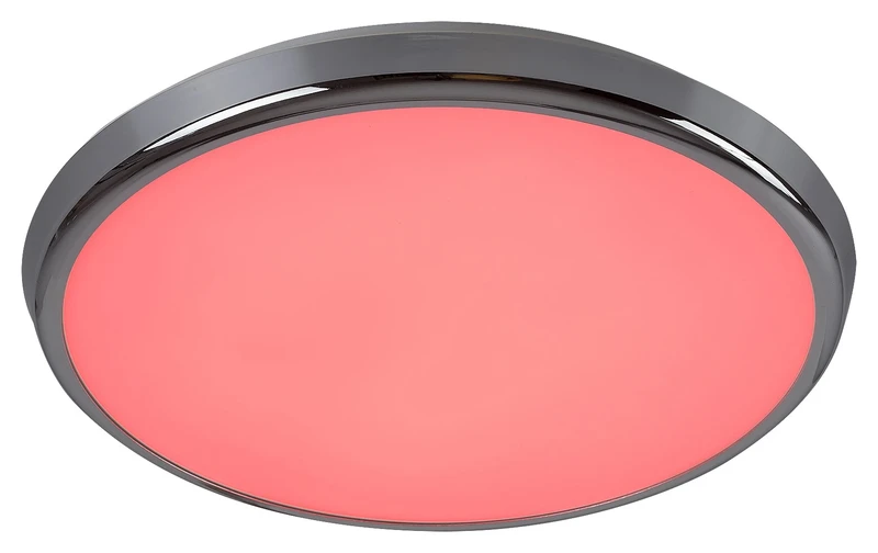 Balthasar – LED плафон за баня в хром/бяло, Ø300мм, 18W, 3000-6500K, IP44