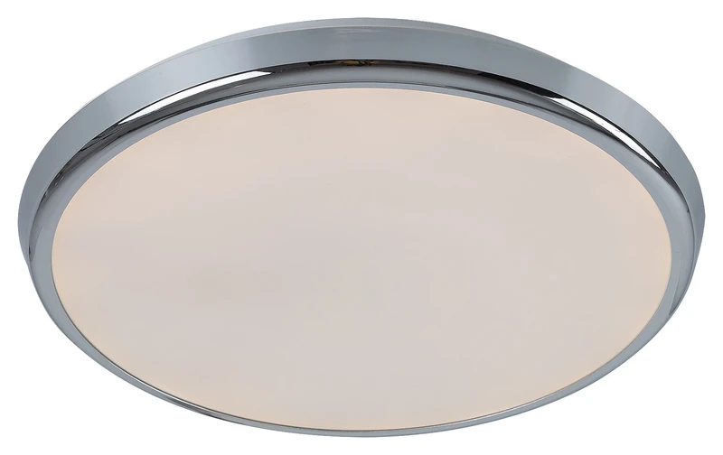 Balthasar – LED плафон за баня в хром/бяло, Ø300мм, 18W, 3000-6500K, IP44