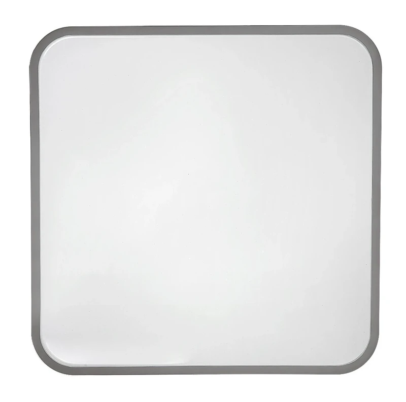 Linden – LED плафон в хром с бял абажур, Ø455мм, 72W, 3000-6500K