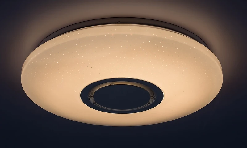Rodion – LED smart плафон в бяло с RGB, Ø400мм, 24W, 2700-6500K