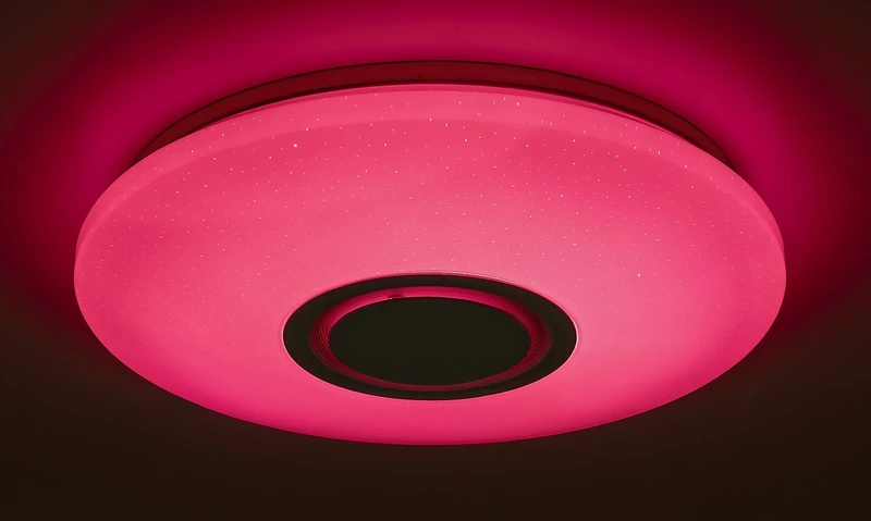 Rodion – LED smart плафон в бяло с RGB, Ø400мм, 24W, 2700-6500K