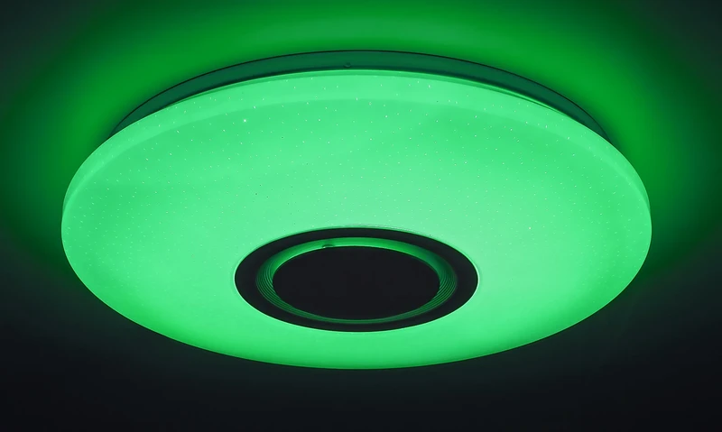 Rodion – LED smart плафон в бяло с RGB, Ø400мм, 24W, 2700-6500K