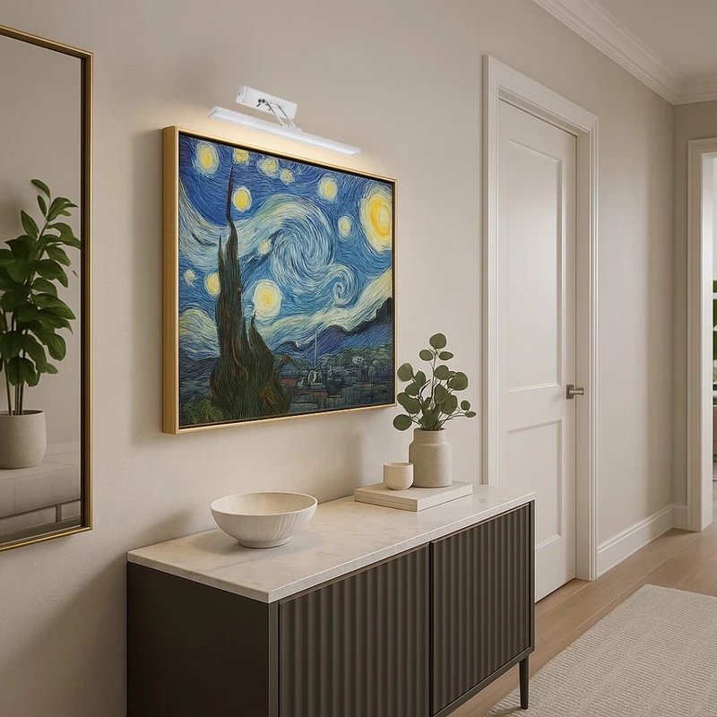 Picture slim – LED осветление за картини в хром, 455мм, 8W, 4000K