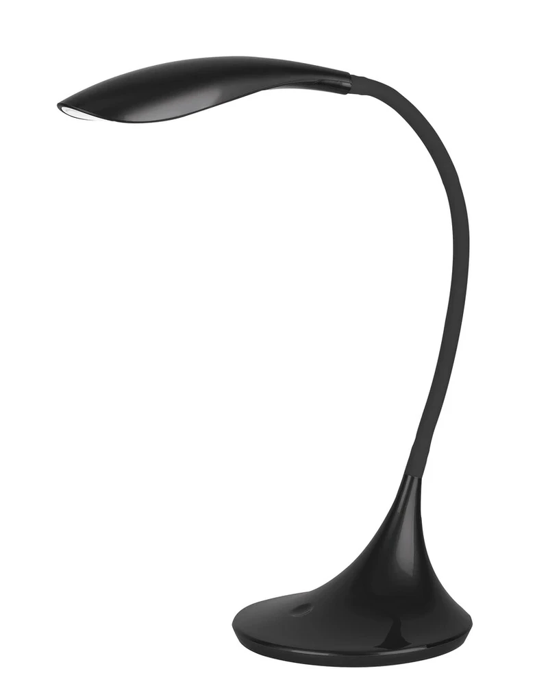Настолни лампи Dominic – LED настолна лампа в черно, 320×520мм, 5.3W, 3000K, димируема