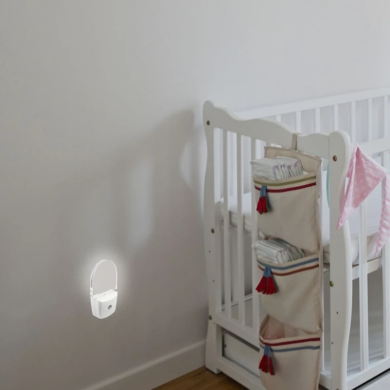 Paris Lux – LED нощна лампа за контакт в бяло, 58×95мм, 0.5W, 4000K