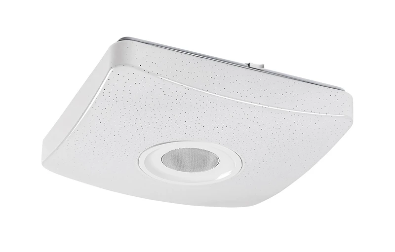 Murry – LED плафон в бяло с RGB и дистанционно, Ø365мм, 18W, 3000-6000K