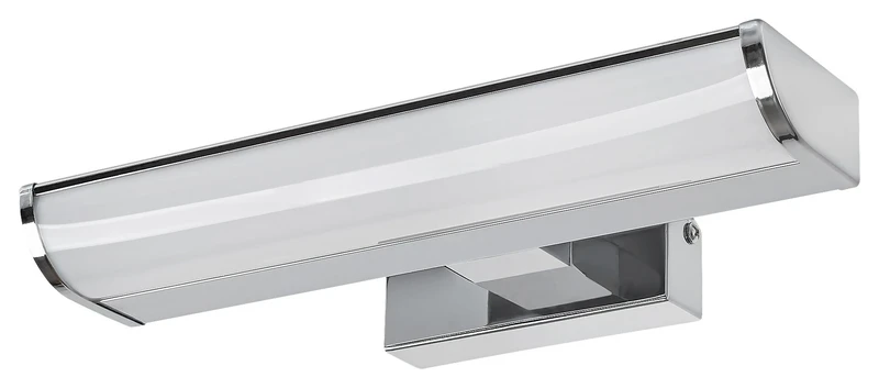 Осветление за баня Evron – LED аплик за баня в хром с бял абажур, 300мм, 5W, 4000K, IP44