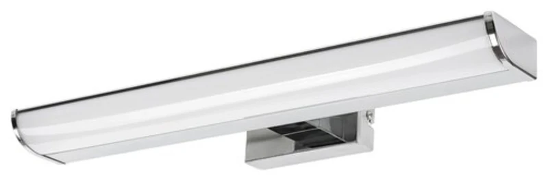 Evron – LED аплик за баня в хром с бял абажур, 500мм, 7.5W, 4000K, IP44