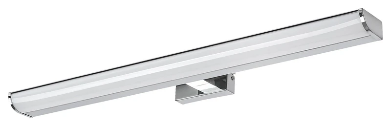 Осветление за баня Evron – LED аплик за баня в хром с бял абажур, 800мм, 13.5W, 4000K, IP44