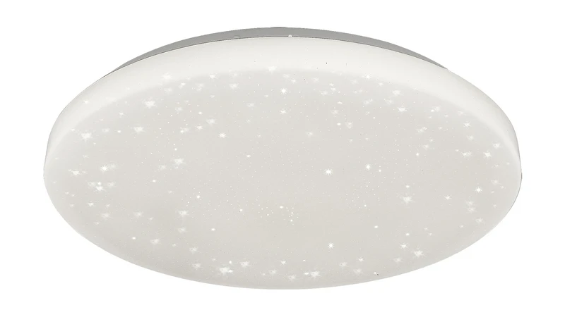 LED плафони Rob – LED плафон в бяло с блестящ ефект, Ø290мм, 20W, 4000K