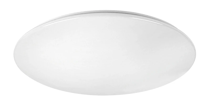 Danny – LED плафон в бяло с блестящ ефект, Ø400мм, 36W, 3000-6500K