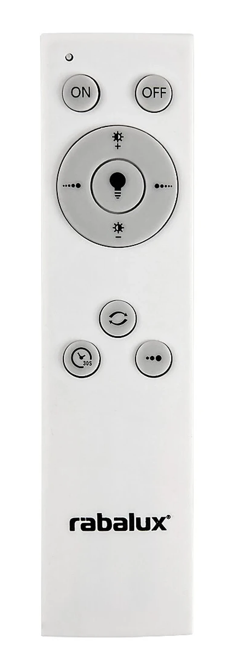 Danny – LED плафон в бяло с блестящ ефект, Ø400мм, 36W, 3000-6500K