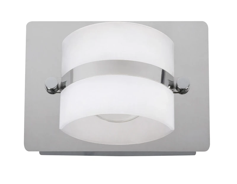 Tony – LED аплик за баня в хром с опалово стъкло, 160×115мм, 5W, 4000K