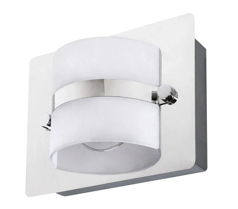 Tony – LED аплик за баня в хром с опалово стъкло, 160×115мм, 5W, 4000K