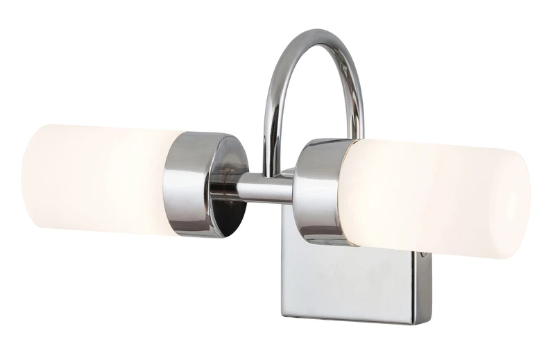 Осветление за баня Betty – LED аплик за баня в хром с опалово стъкло, 260мм, 8W, 4000K, IP44