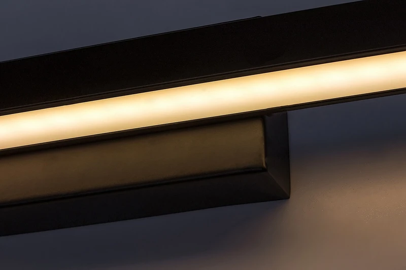 John – LED осветление за баня в черен мат, 486мм, 12W, 3000K, IP44
